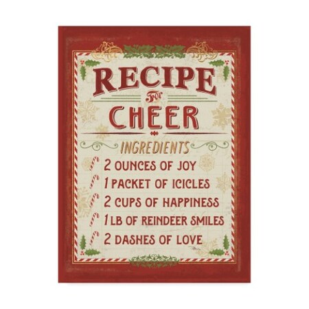 Pela Studio 'Holiday Recipe I' Canvas Art,14x19